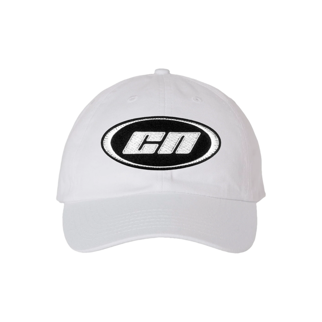 Dad Cap – Classic Adjustable Cotton Hat, White