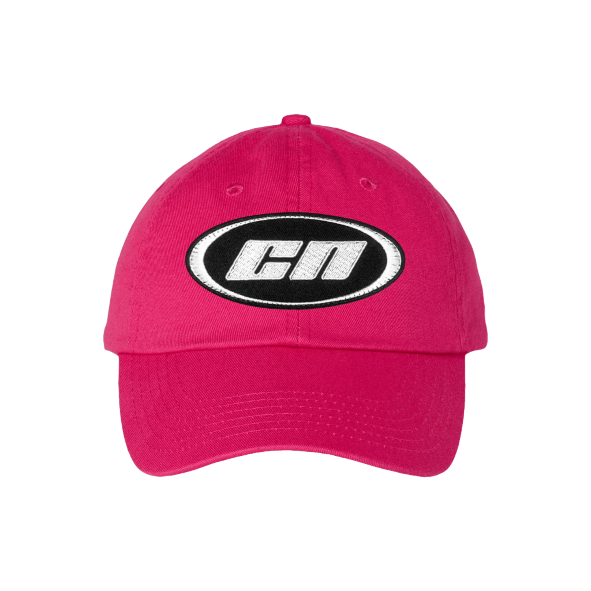 Dad Cap – Classic Adjustable Cotton Hat, Hot Pink