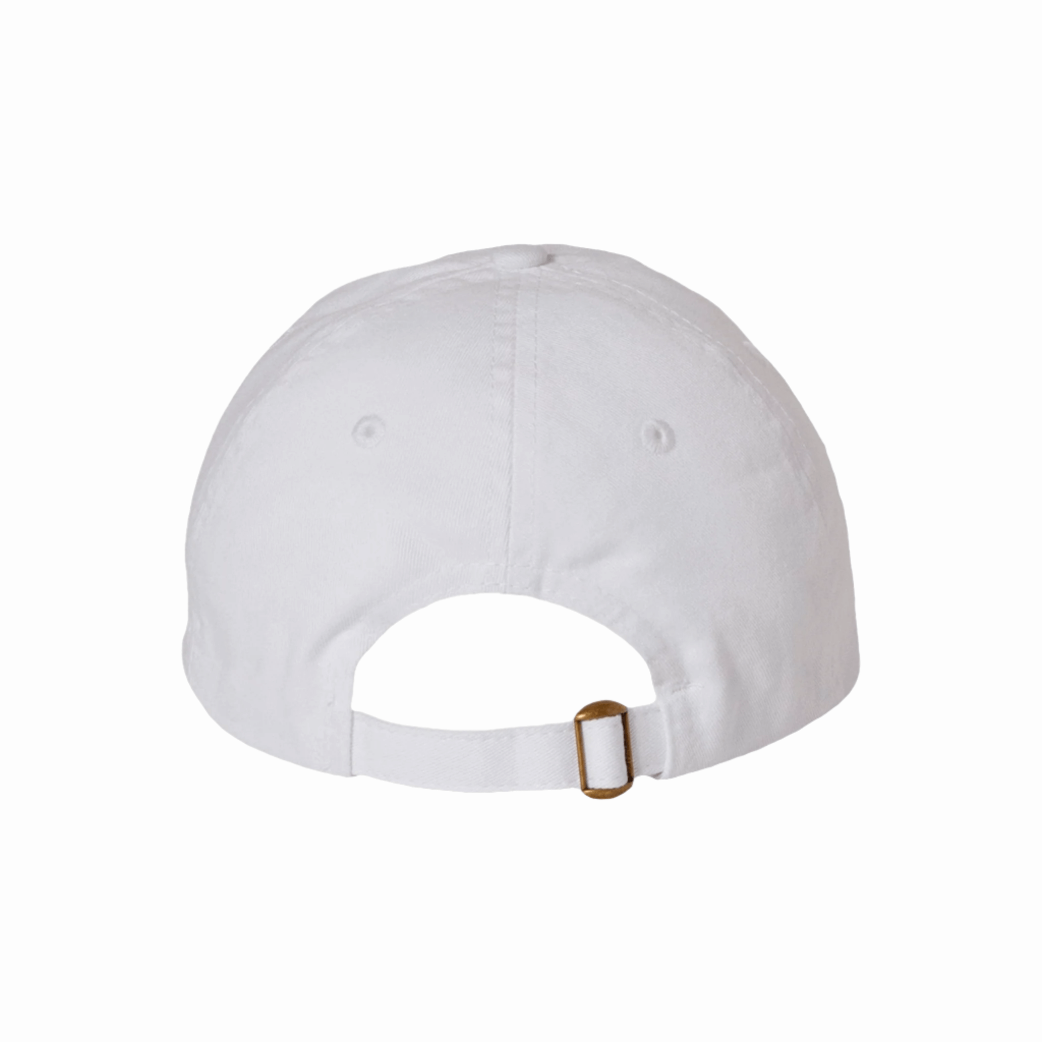 Dad Cap – Classic Adjustable Cotton Hat, White