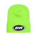 Cuffed Beanie – Soft Knit Winter Hat, Neon Green - CLUB NEO