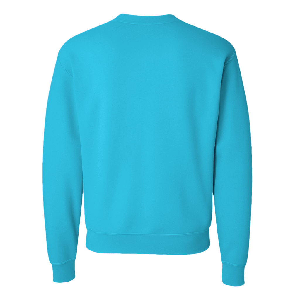 Crewneck Sweater – Lightweight Fleece, Aqua