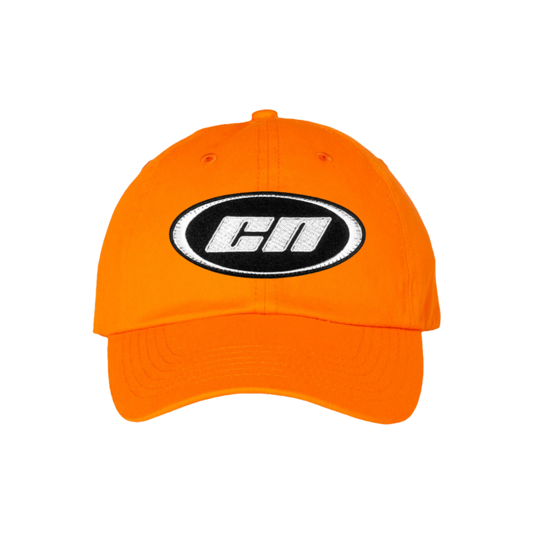 Dad Cap – Classic Adjustable Cotton Hat, Neon Orange