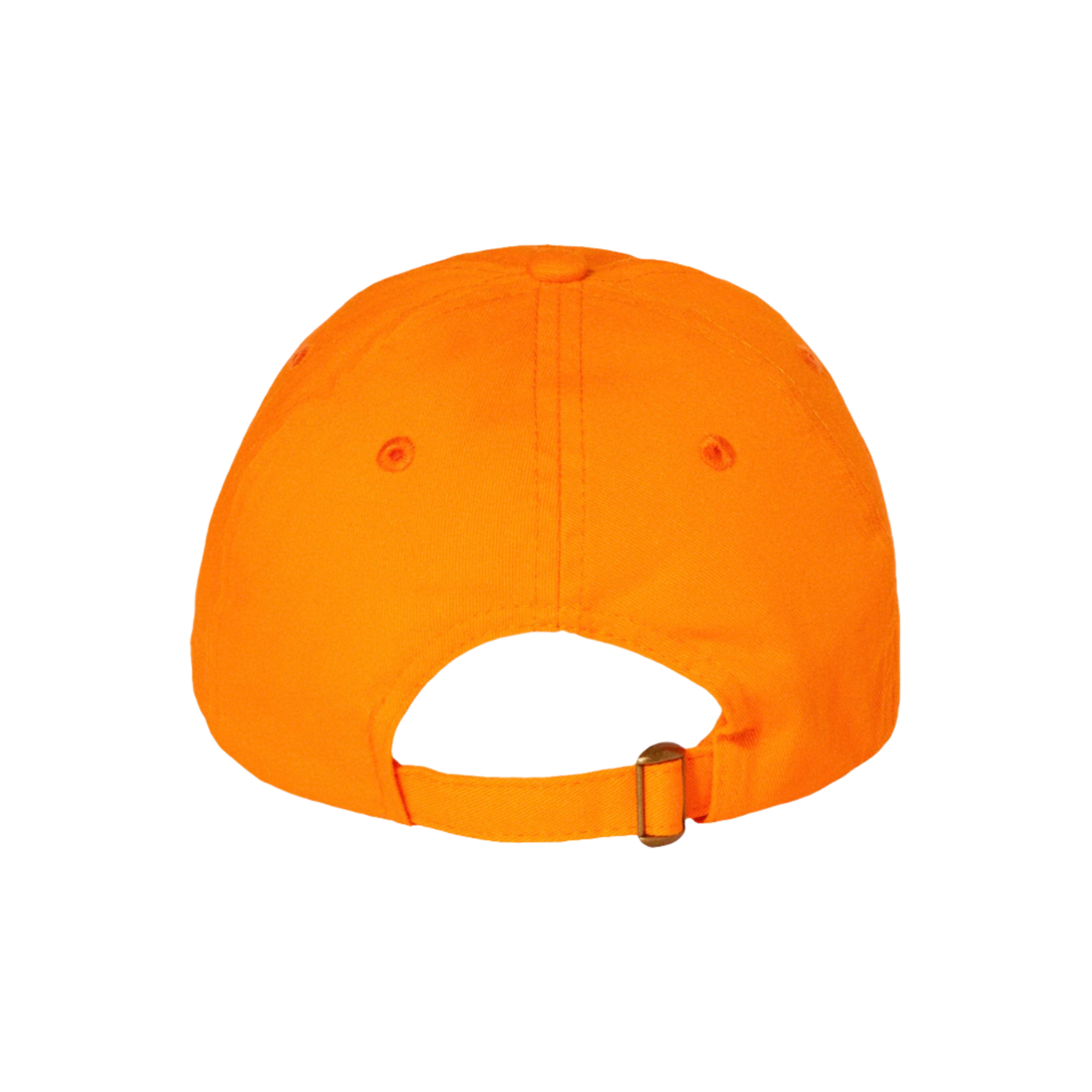 Dad Cap – Classic Adjustable Cotton Hat, Neon Orange